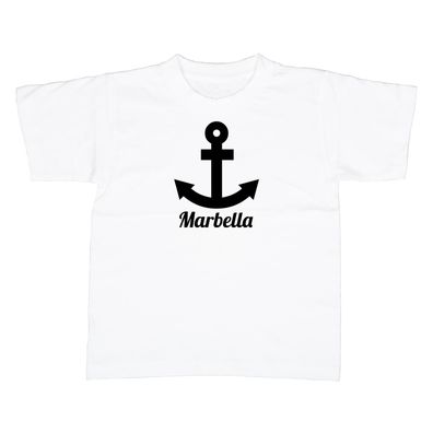 Kinder T-Shirt Marbella Anker