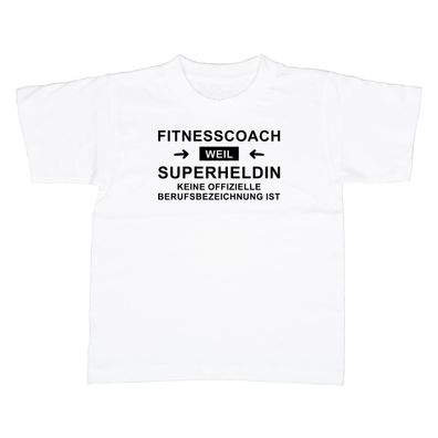 Kinder T-Shirt Fitnesscoach - Superheldin