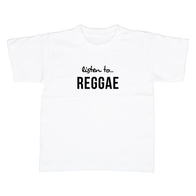 Kinder T-Shirt Listen to Reggae