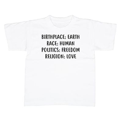 Kinder T-Shirt Birthplace Earth