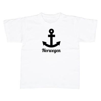 Kinder T-Shirt Anker Norwegen