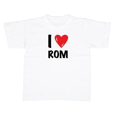 Kinder T-Shirt I love Rom