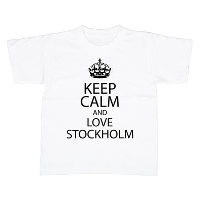 Kinder T-Shirt KEEP CALM Stockholm