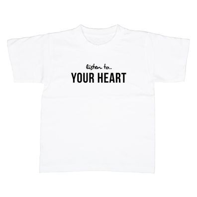 Kinder T-Shirt Listen to your heart