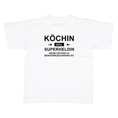 Kinder T-Shirt Köchin - Superheldin