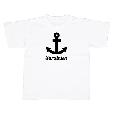 Kinder T-Shirt Anker Sardinien