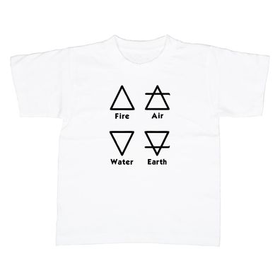 Kinder T-Shirt Astrological Symbols of the Elements