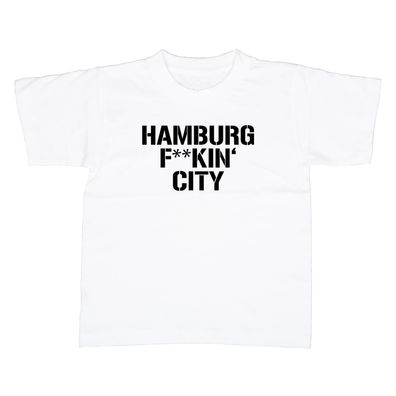 Kinder T-Shirt Hamburg f * * kin' City