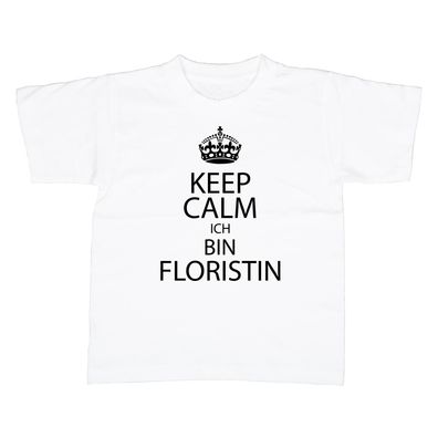 Kinder T-Shirt KEEP CALM Floristin