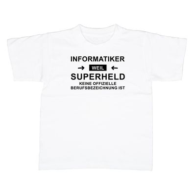 Kinder T-Shirt Informatiker Superheld