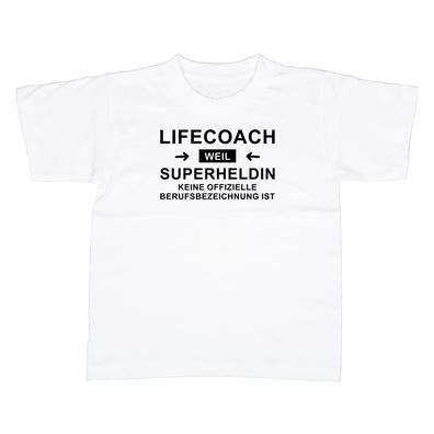 Kinder T-Shirt Lifecoach - Superheldin