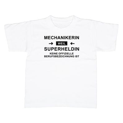 Kinder T-Shirt Mechanikerin - Superheldin