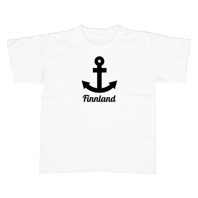 Kinder T-Shirt Anker Finnland