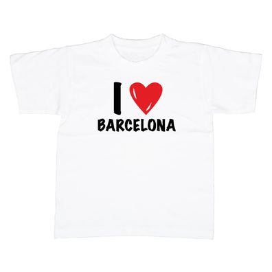 Kinder T-Shirt I love Barcelona