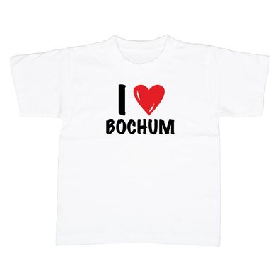Kinder T-Shirt I love Bochum