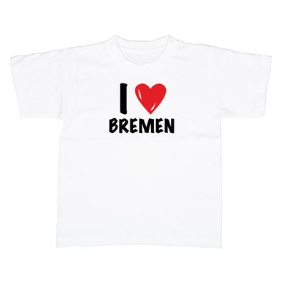 Kinder T-Shirt I love Bremen