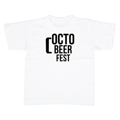 Kinder T-Shirt Oktoberfest Glas Words
