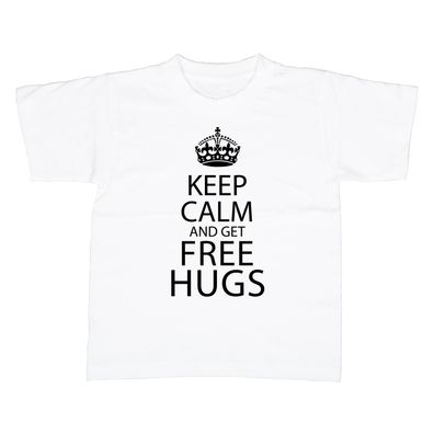 Kinder T-Shirt KEEP CALM free hugs