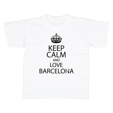 Kinder T-Shirt KEEP CALM Barcelona