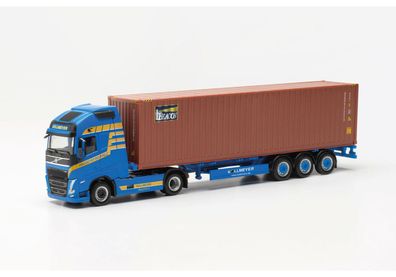 Herpa 316279 | Volvo FH Gl. XL 2020 | Container-Sattelzug | Kollmeyer/ Beacon | 1:87