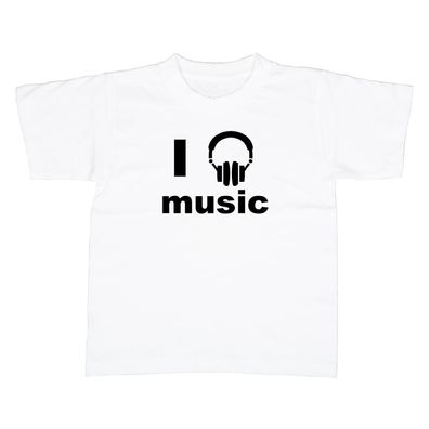 Kinder T-Shirt i love music
