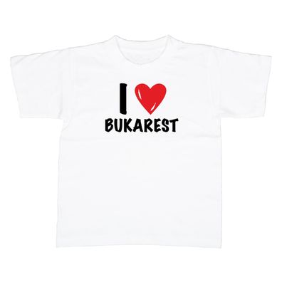 Kinder T-Shirt I love Bukarest