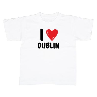 Kinder T-Shirt I love Dublin