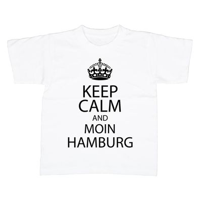 Kinder T-Shirt KEEP CALM Moin Hamburg