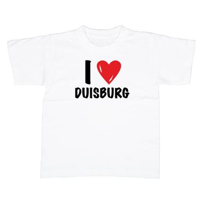 Kinder T-Shirt I Love Duisburg