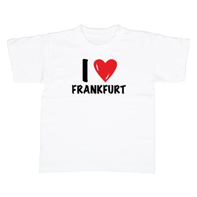 Kinder T-Shirt I love Frankfurt