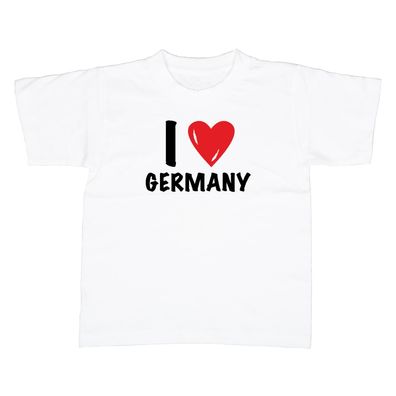 Kinder T-Shirt I love Germany