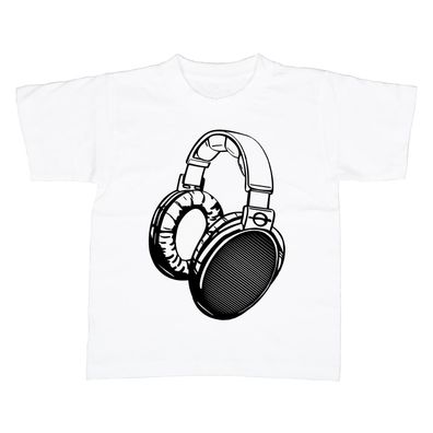 Kinder T-Shirt Kopfhörer