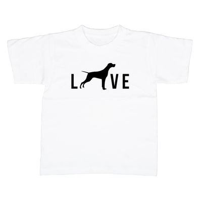 Kinder T-Shirt love dog