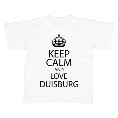 Kinder T-Shirt KEEP CALM Duisburg
