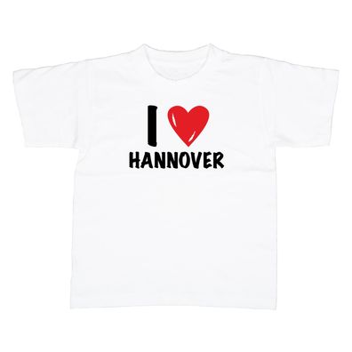 Kinder T-Shirt I love Hannover