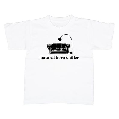 Kinder T-Shirt Natural Born Chiller