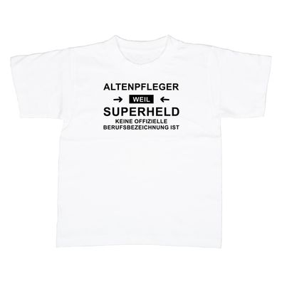 Kinder T-Shirt Altenpfleger - Superheld
