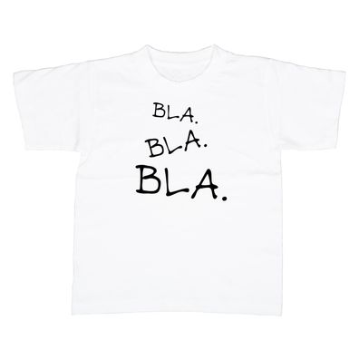 Kinder T-Shirt bla bla bla