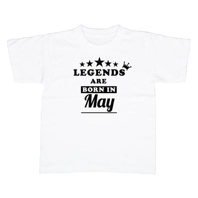 Kinder T-Shirt legends are born in may