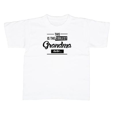 Kinder T-Shirt Coolest Grandma ever
