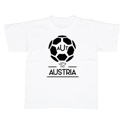Kinder T-Shirt Football Austria