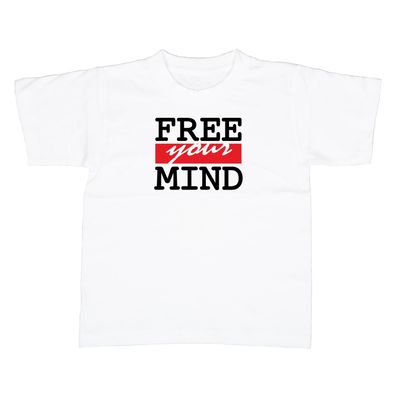 Kinder T-Shirt free your mind