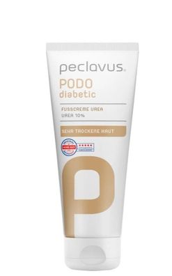 Ruck - PODO Diabetic - peclavus® Fußcreme Urea - 100 ml