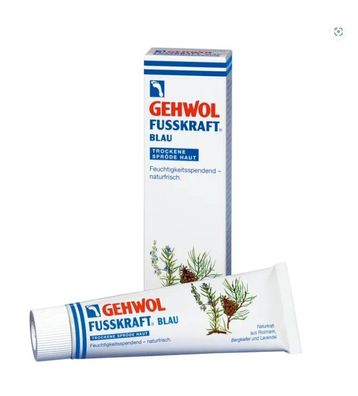 GEHWOL - Fusskraft Blau - 125 ml - Feuchtigkeitsspendende, tägliche Pflege