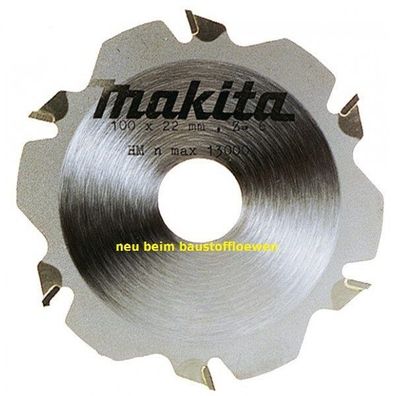 Makita Nutfräser B-20644 Sägeblatt 100 x 22mm für Nutfräse 3901, PJ7000, BPJ180
