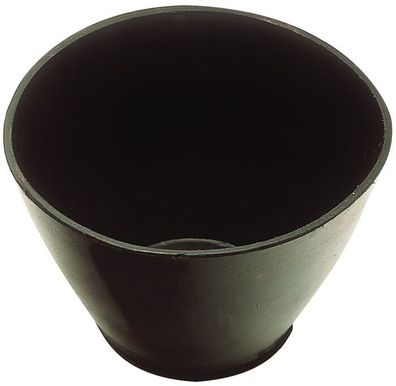 Gipsbecher aus elastischen TPE 130mm konisch für Nitrolacke geeignet schwarz