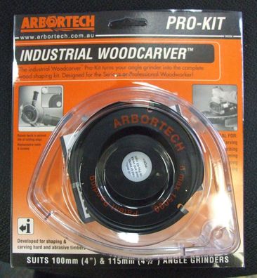 Arbortech Industrial Woodcarver Prokit Frässcheibe mit Schutzhaube IND. FG.200