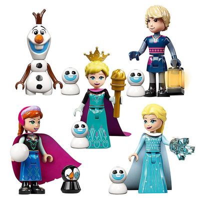 5-Pack Frozen Minifigures Building Blocks Kit