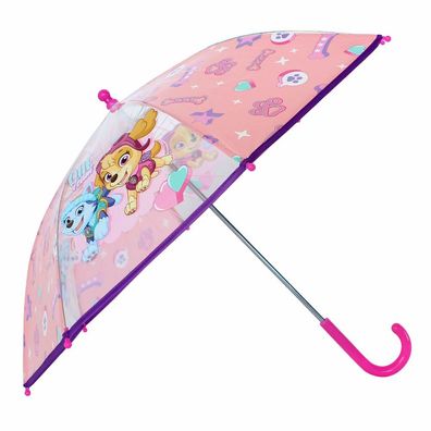 Stockschirm Mädchen | transparent | Paw Patrol | Kinder Regenschirm