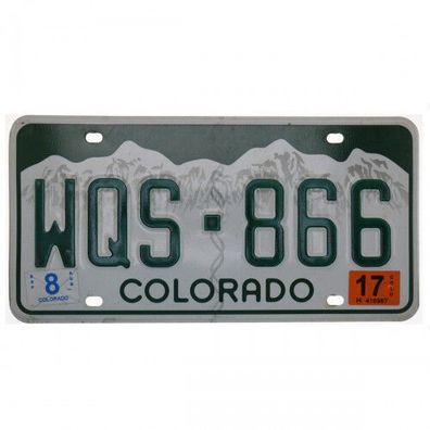 US-Nummernschild Colorado - original